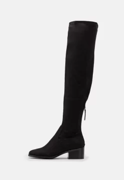 Steve Madden Salvador - Overknee Laarzen - Black