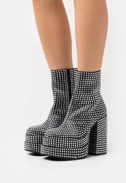 Steve Madden Enkellaarsjes Met Hoge Hak - Black