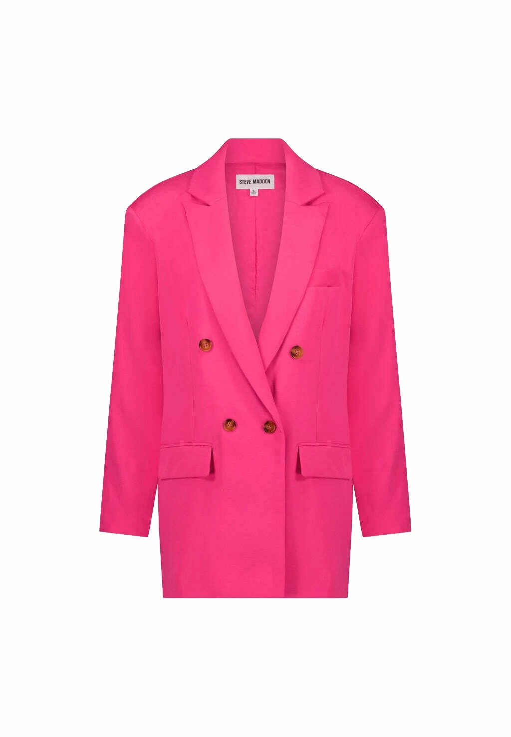 Steve Madden Isabella - Halflange Jas - Pink Glo 3 Steve Madden Isabella - Halflange Jas - Pink Glo - Afbeelding 3
