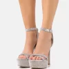 Steve Madden Marciana - Sandalen Met Hoge Hak - Silver-Coloured