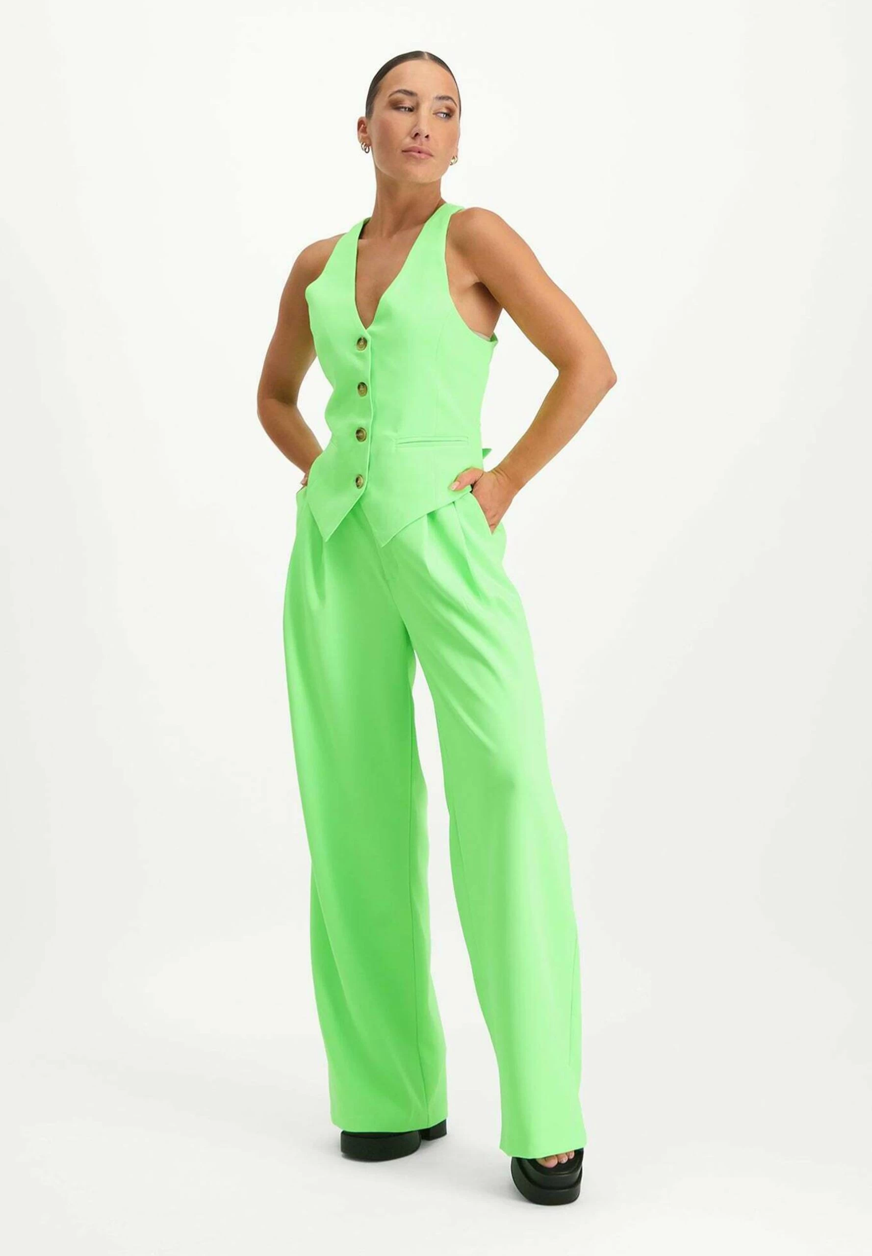 Steve Madden Isabella - Broek - Neon Green 2 Steve Madden Isabella - Broek - Neon Green - Afbeelding 2
