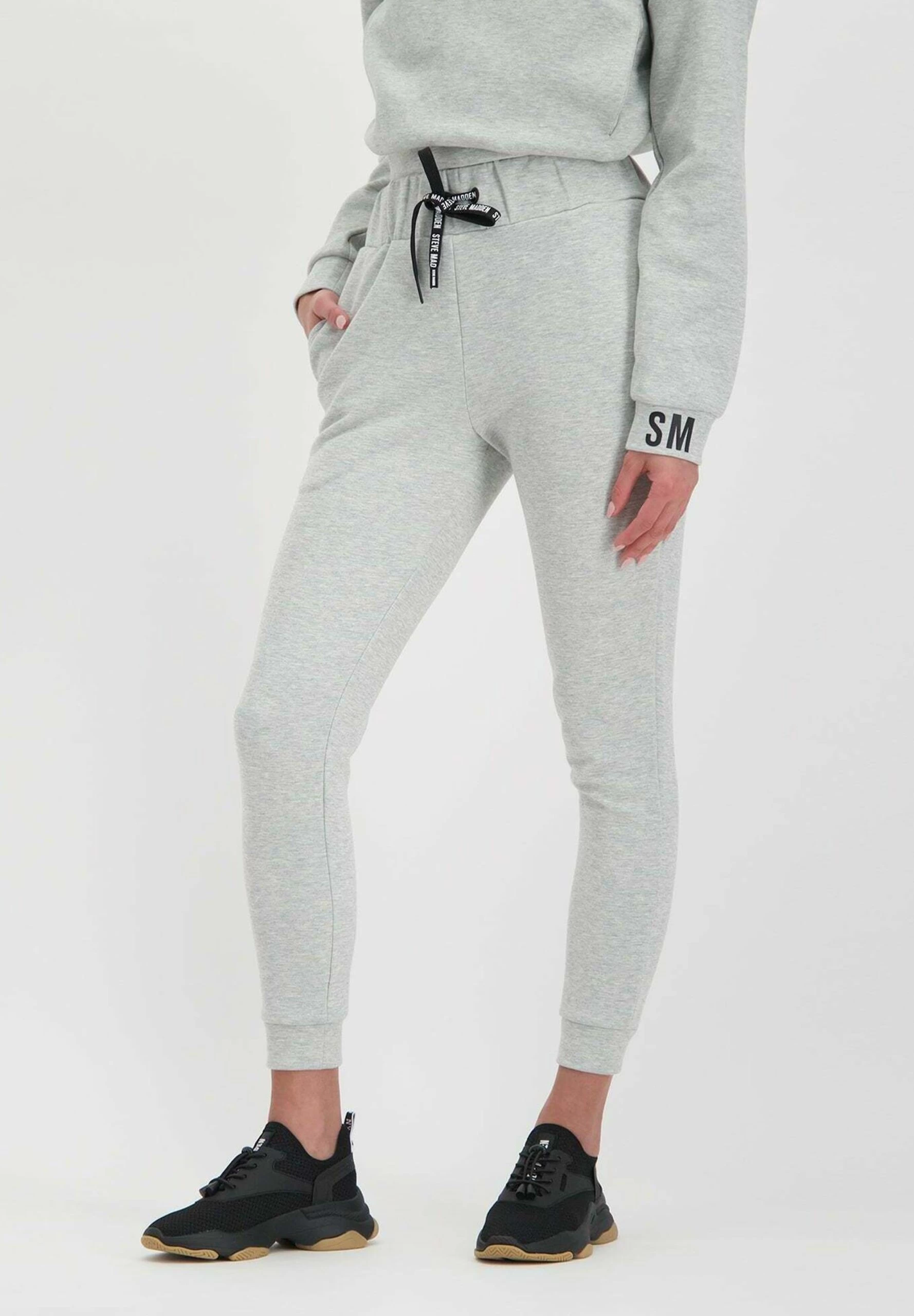 Steve Madden Iaglow- Trainingsbroek - Light Grey Melange 4 Steve Madden Iaglow- Trainingsbroek - Light Grey Melange - Afbeelding 4