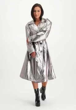 Steve Madden Bradshaw - Trenchcoat - Silver