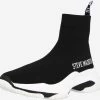 Steve Madden Hoge Sneakers Sneakers Hoog Dames Zwart