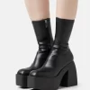 Steve Madden Tekno - Plateaulaarzen - Black