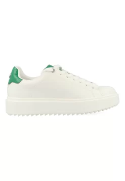 Steve Madden Catcher - Sneakers Laag - White Green -Winkel voor modeartikelen 4bba137ec9da4b59bb43a9cf5dffefcf