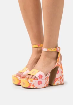 Steve Madden Paysin - Sandalen Met Plateauzool - Pink