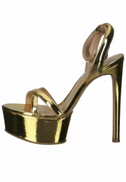 Steve Madden Sandalen Met Hoge Hak - Gold