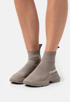 Steve Madden Master - Sneakers Hoog - Dark Taupe