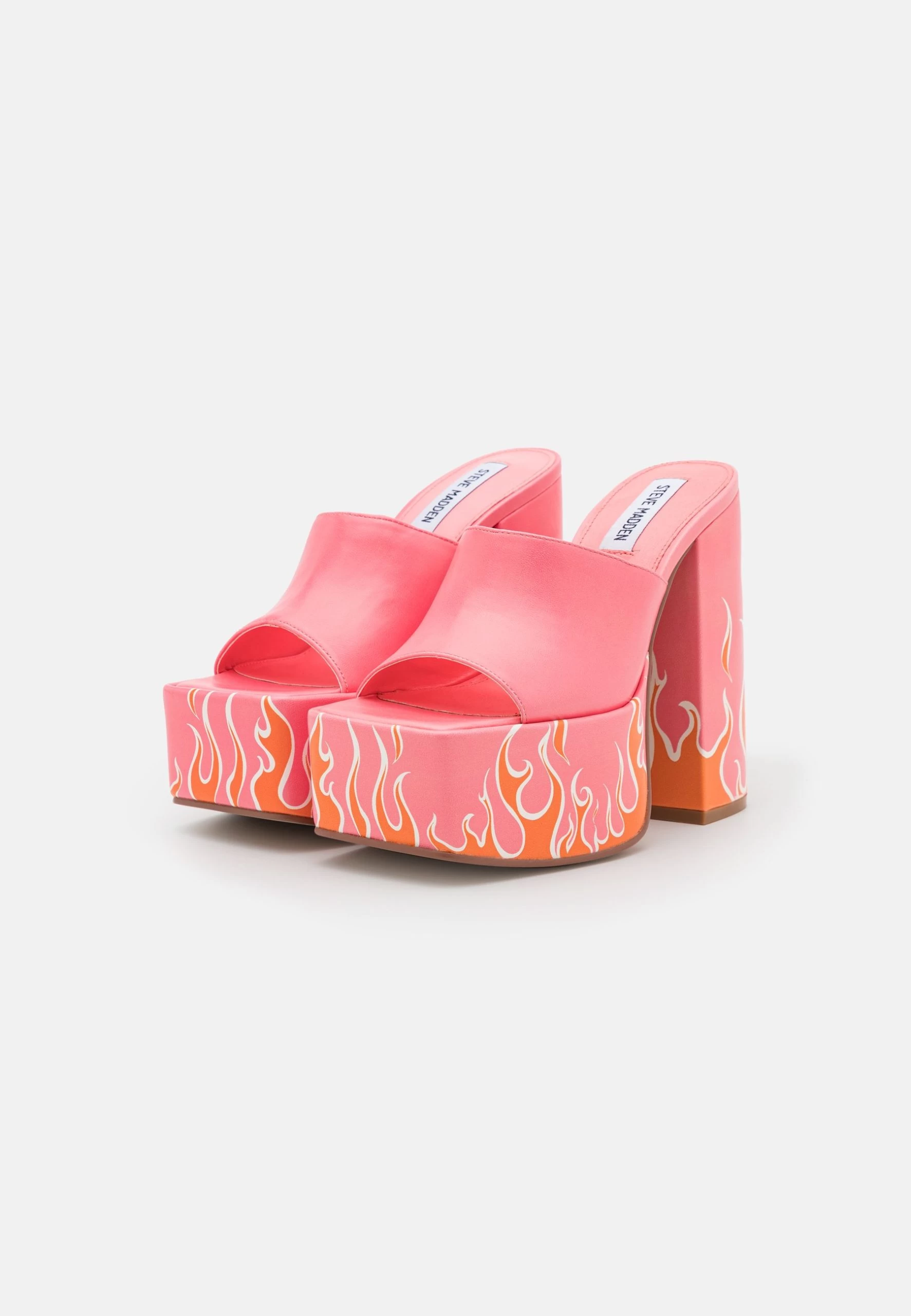 Steve Madden Trixie - Muiltjes Met Hak - Pink/Orange 3 Steve Madden Trixie - Muiltjes Met Hak - Pink/Orange - Afbeelding 3