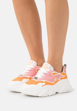 Steve Madden Primer - Sneakers Laag - White/Orange