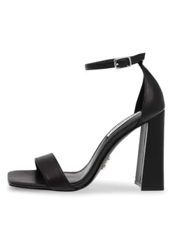 Steve Madden Airy - Sandalen Met Hoge Hak - Black Leather