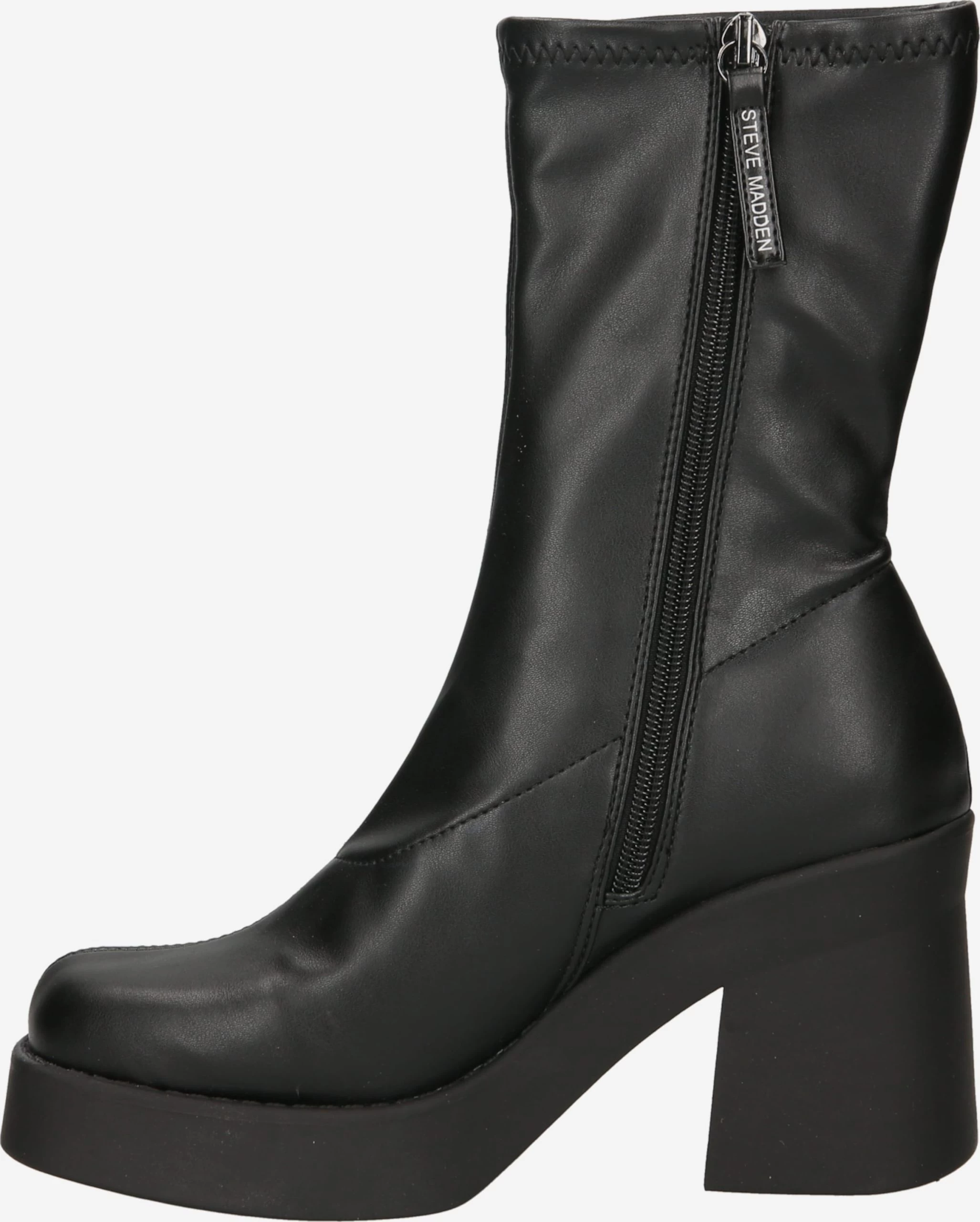 Steve Madden Klassieke Enkellaarsjes Enkellaarsjes Overcast Dames Zwart 2 Steve Madden Klassieke Enkellaarsjes Enkellaarsjes Overcast Dames Zwart - Afbeelding 2