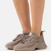 Steve Madden Match-E - Sneakers Laag - Dark Taupe