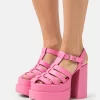 Steve Madden Carlita - Sandalen Met Hoge Hak - Pink