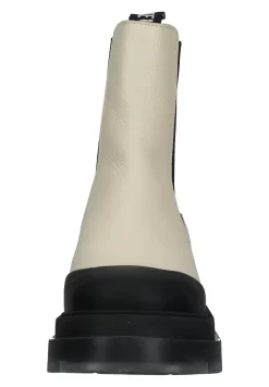 Steve Madden Myrtha - Enkellaarsjes Met Plateauzool - Bone/Black -Winkel voor modeartikelen 9989a270f1644fcb991a658e4bcb0108