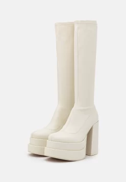 Steve Madden Cypress - Plateaulaarzen - Off White -Winkel voor modeartikelen a2cf88dffaeb4242b1f689e3262efe19 scaled