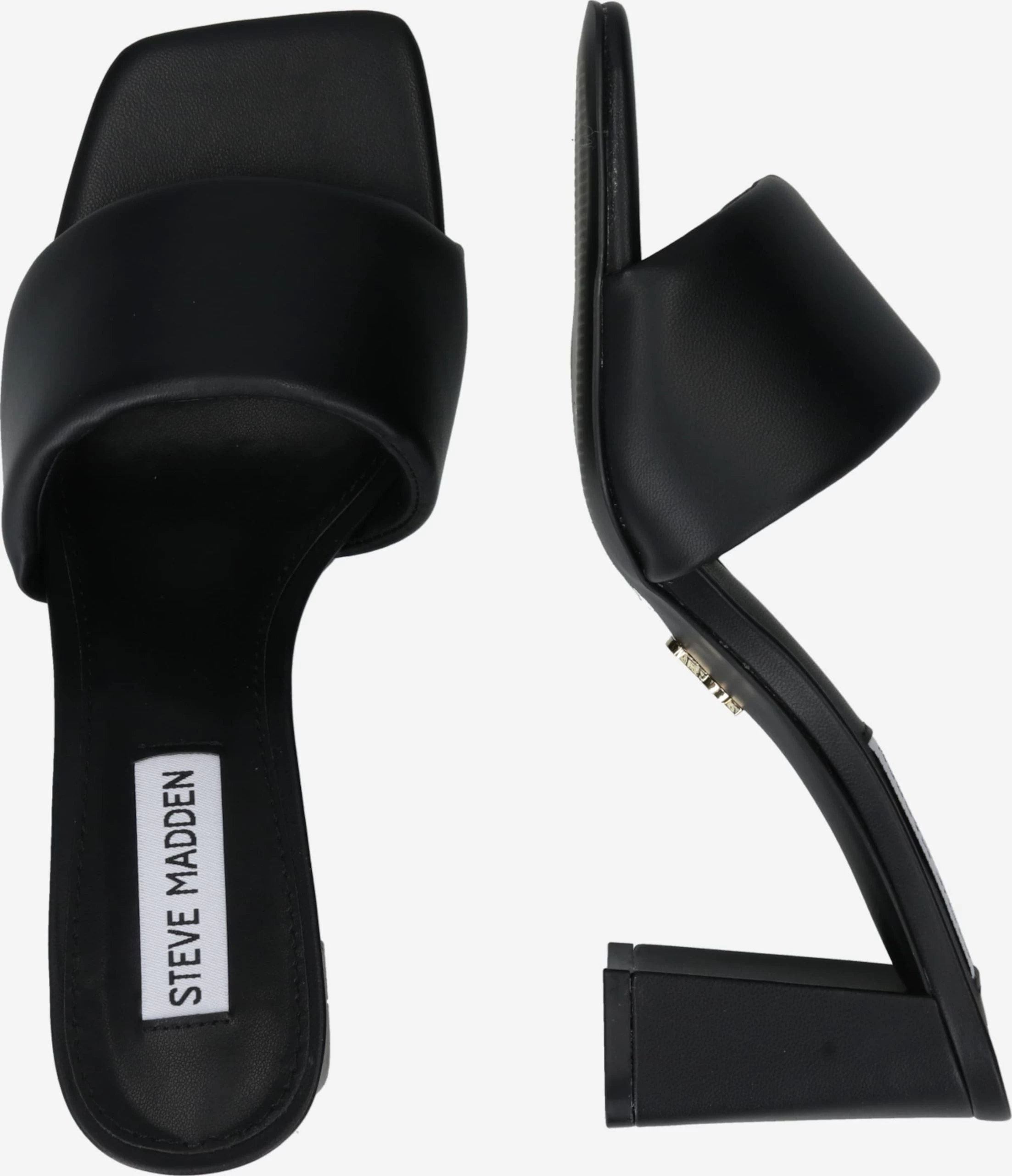 Steve Madden Sandalen Met Hak Muiltjes Dames Zwart 2 Steve Madden Sandalen Met Hak Muiltjes Dames Zwart - Afbeelding 2