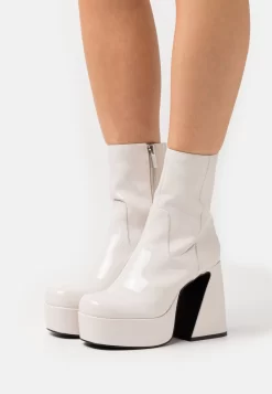 Steve Madden Profuse - Enkellaarsjes Met Hoge Hak - Bone