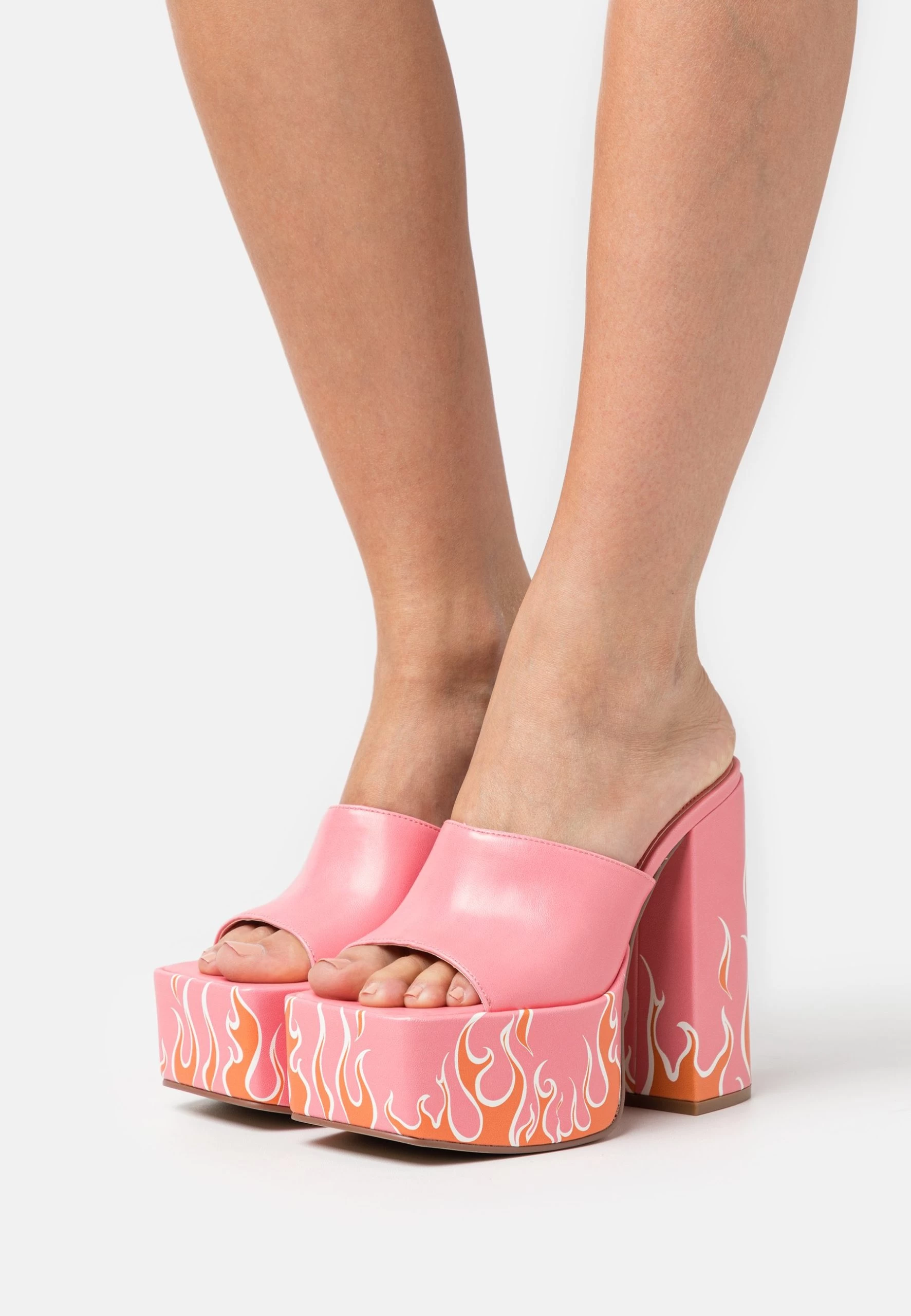 Steve Madden Trixie - Muiltjes Met Hak - Pink/Orange 1 Steve Madden Trixie - Muiltjes Met Hak - Pink/Orange