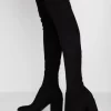 Steve Madden Janey - Overknee Laarzen - Black