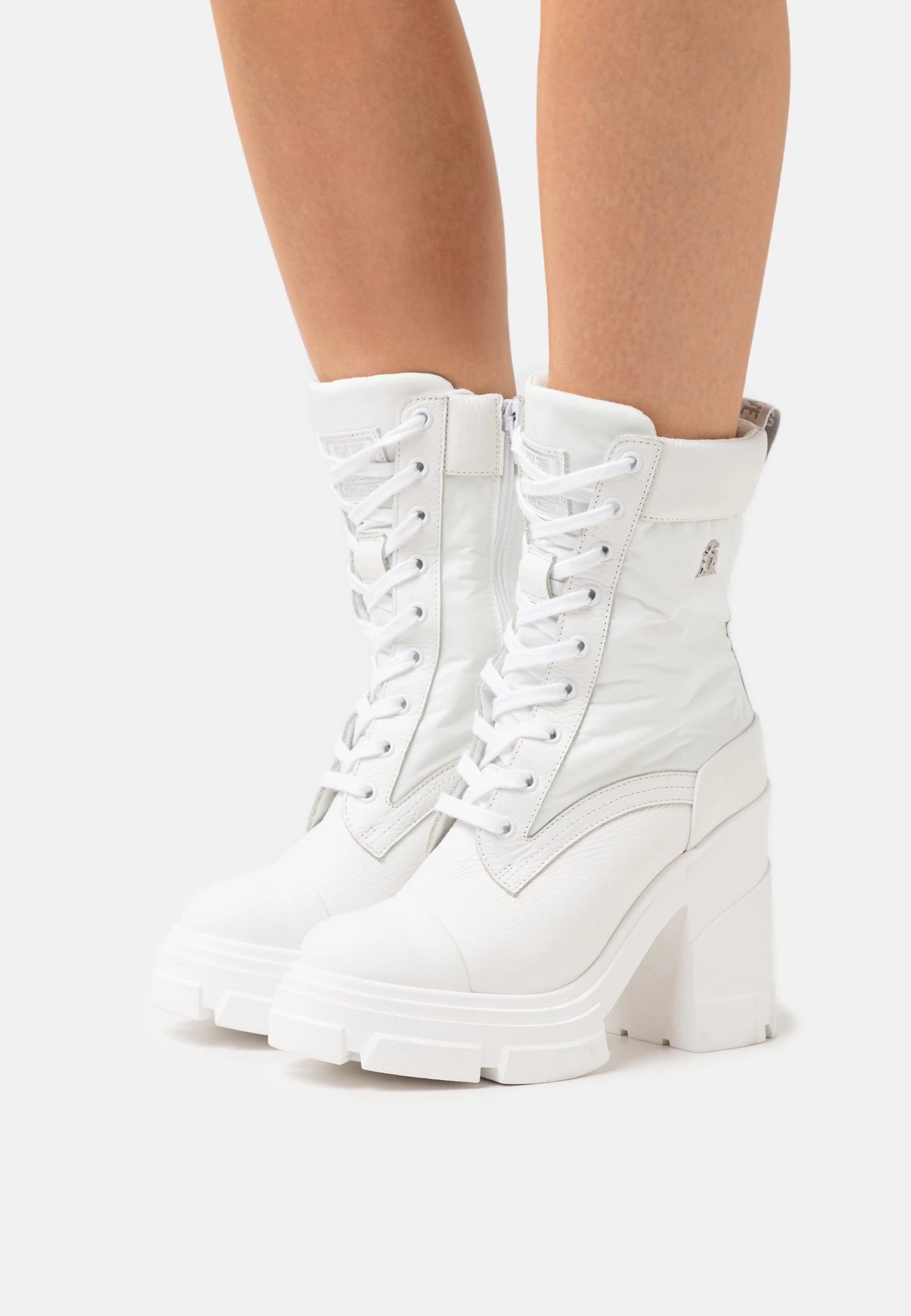 Steve Madden Beverly - Enkellaarsjes Met Hoge Hak - White 1 Steve Madden Beverly - Enkellaarsjes Met Hoge Hak - White