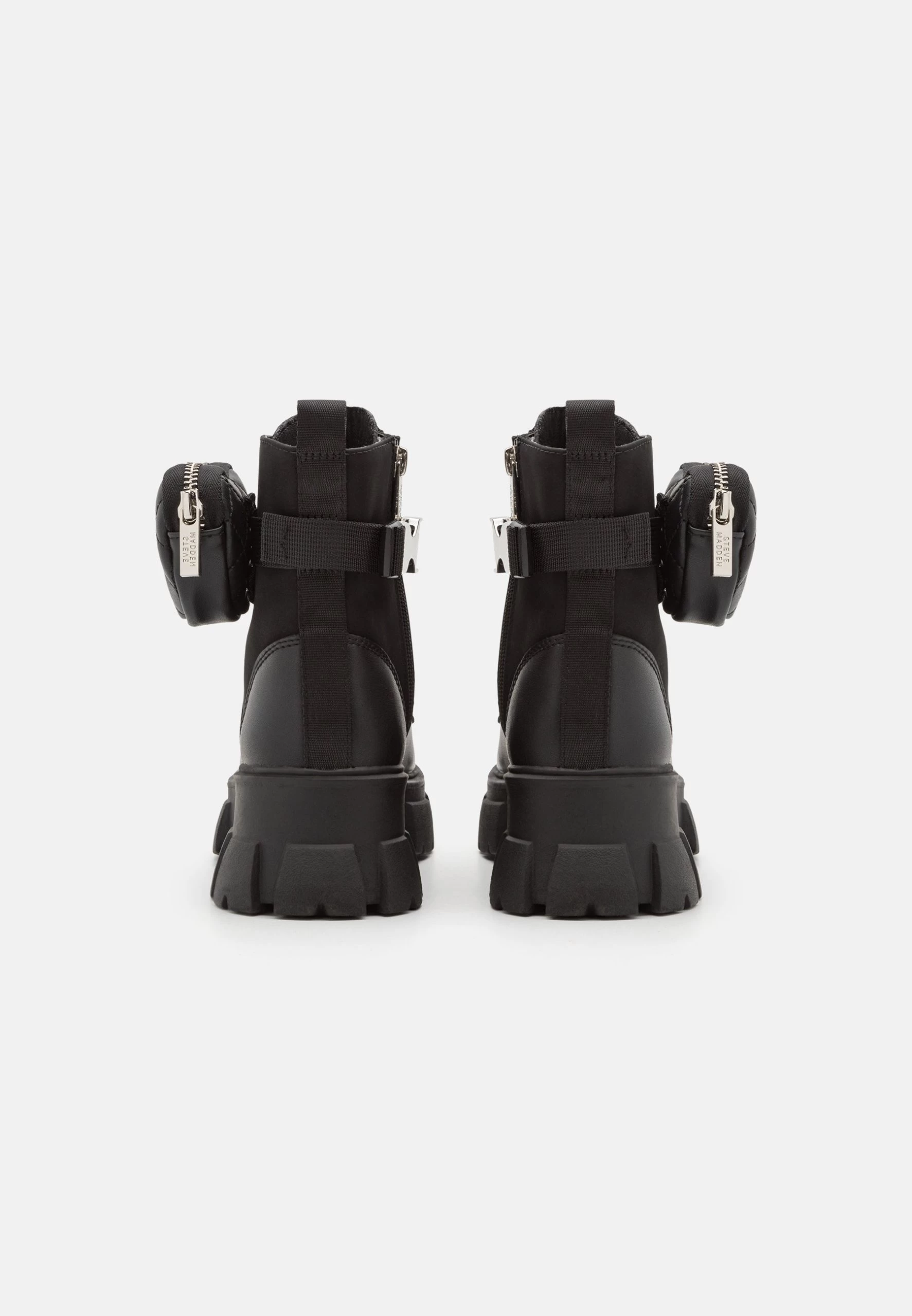 Steve Madden Tanker - Enkellaarsjes Met Plateauzool - Black 4 Steve Madden Tanker - Enkellaarsjes Met Plateauzool - Black - Afbeelding 4