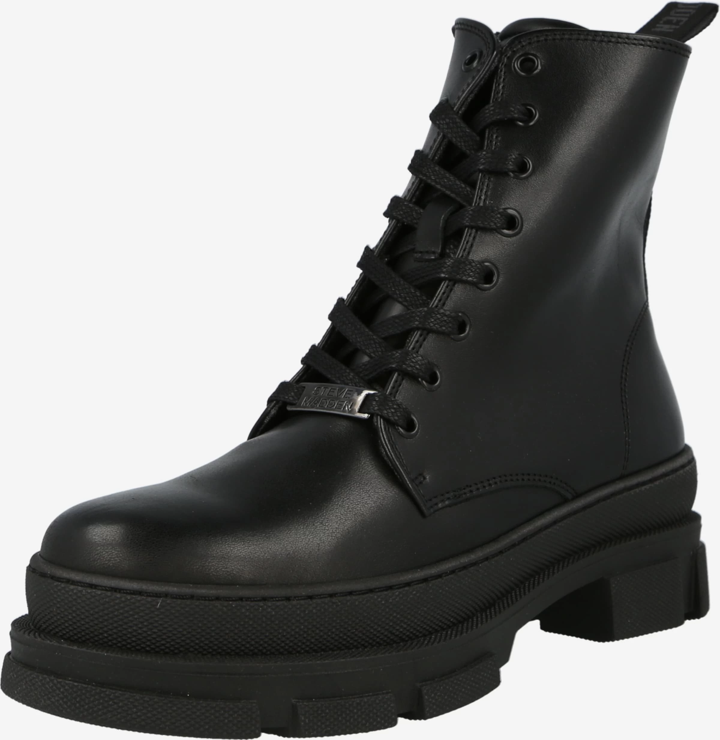 Steve Madden Enkellaarsjes Veterlaarsjes Filiz Dames Zwart 1 Steve Madden Enkellaarsjes Veterlaarsjes Filiz Dames Zwart
